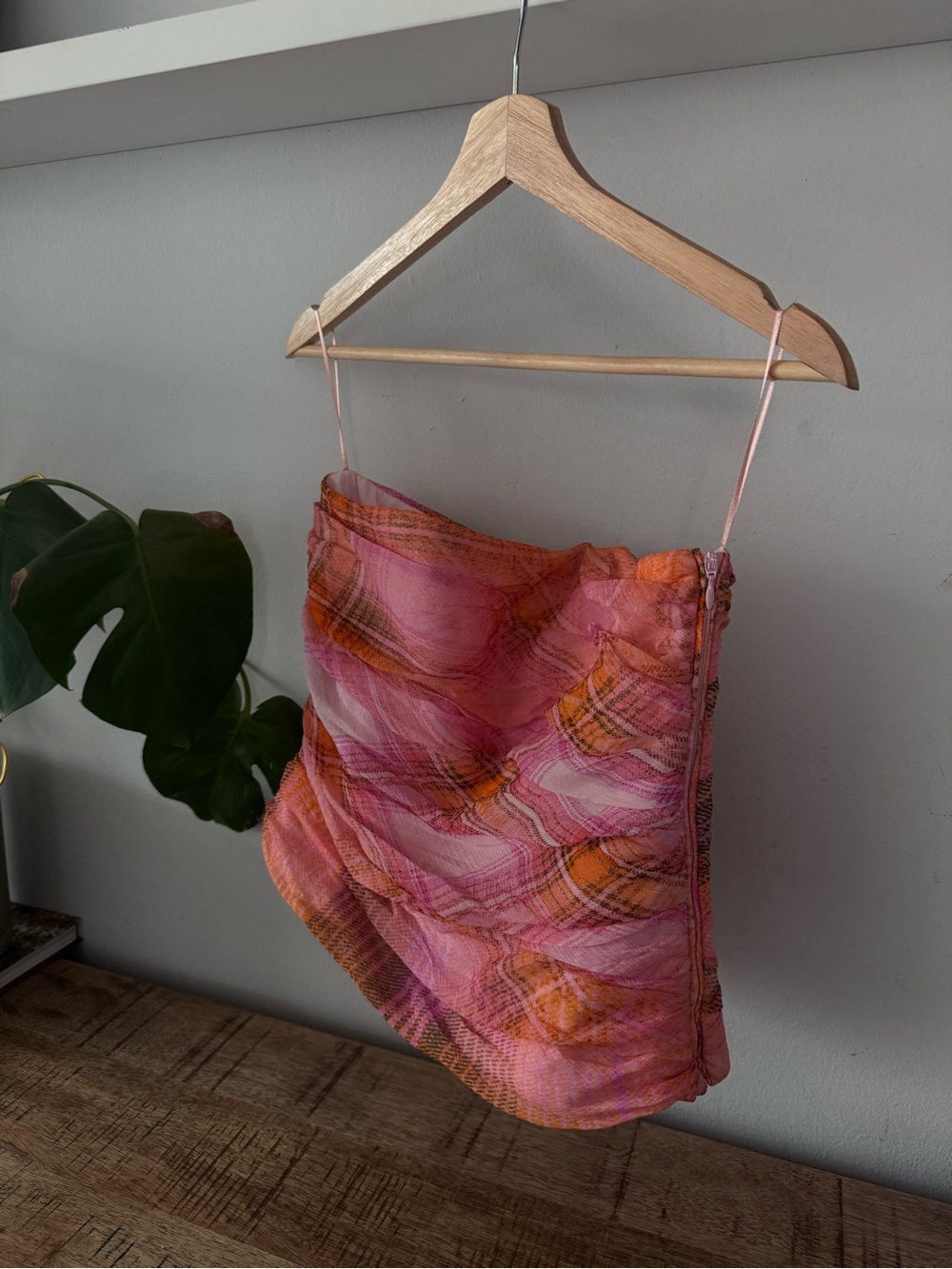 Mango CHECKED PRINT TOP - Picture 6 of 6